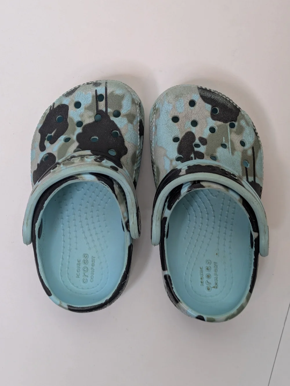 Crocs Camouflage Camo Water Shoe Sandal 6T